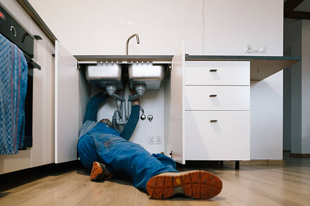 Professional Drain Cleaning technician working in Houston, AL